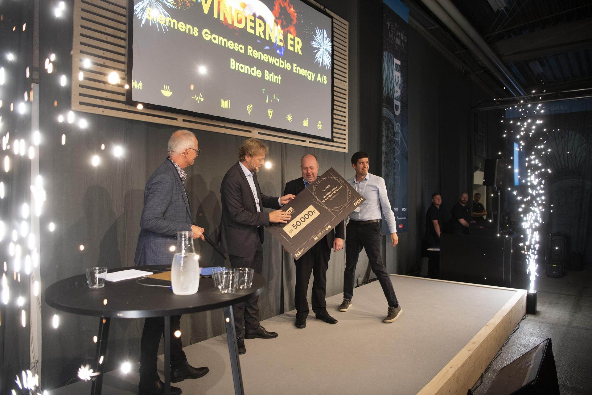 Sådan så det ud, da Siemens Gamesa Renewable Energy vandt HI Sustainable Development Award i 2021. Foto: MCH/Lars Møller.