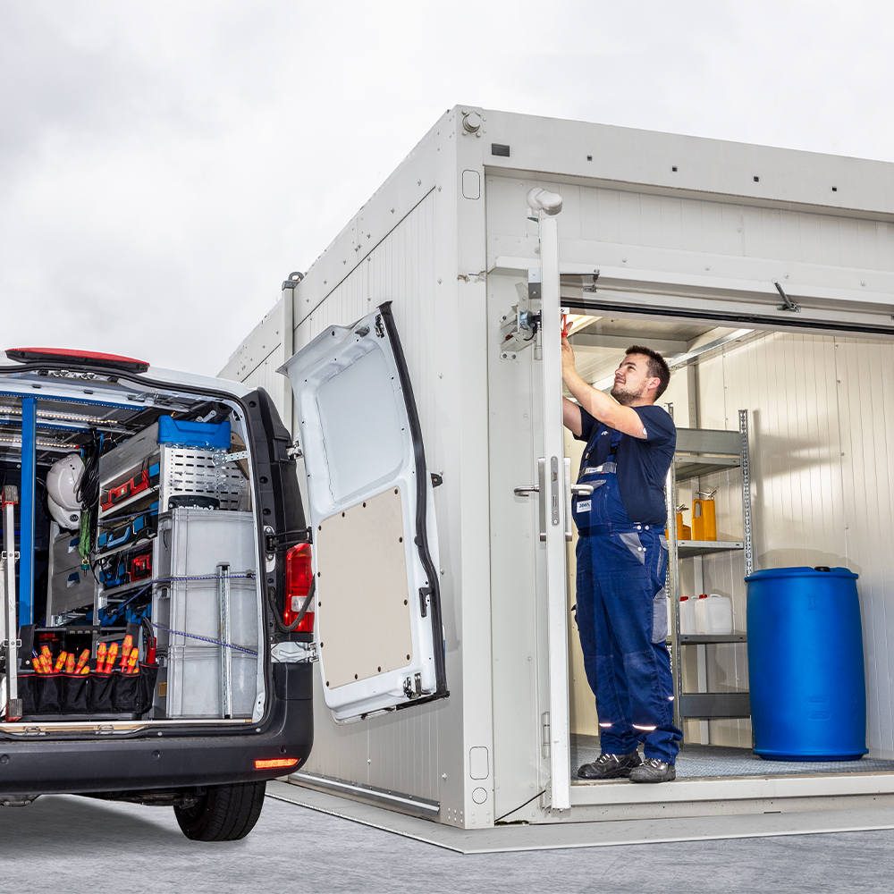 Service og vedligeholdelse af miljøcontainer