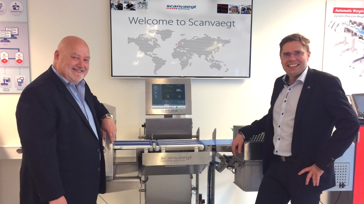 Det nye ledelsesteam i Scanvaegt Systems A/S, tv adm. direktør Jan Elgaard og th viceadm. direktør Jan Deding.